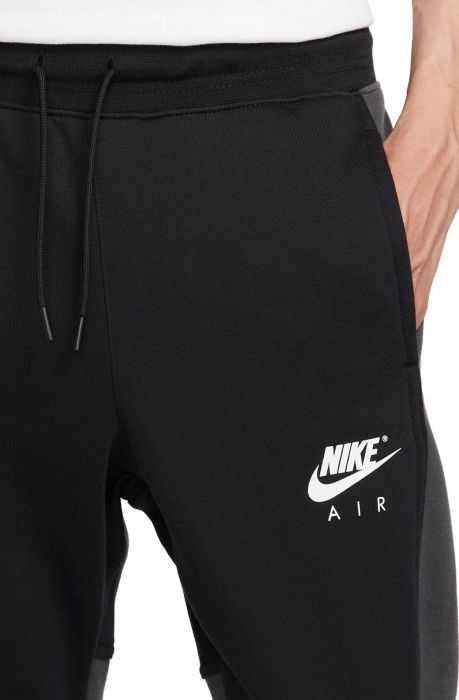 nike air fleece pants black