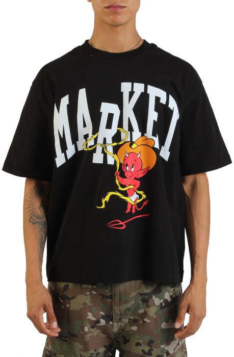 Hot Stuff Cowboy Arc T-Shirt  Black