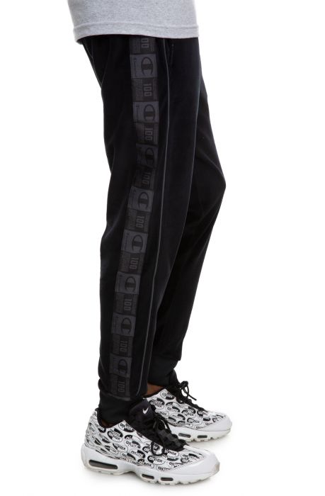 champion velour track pants