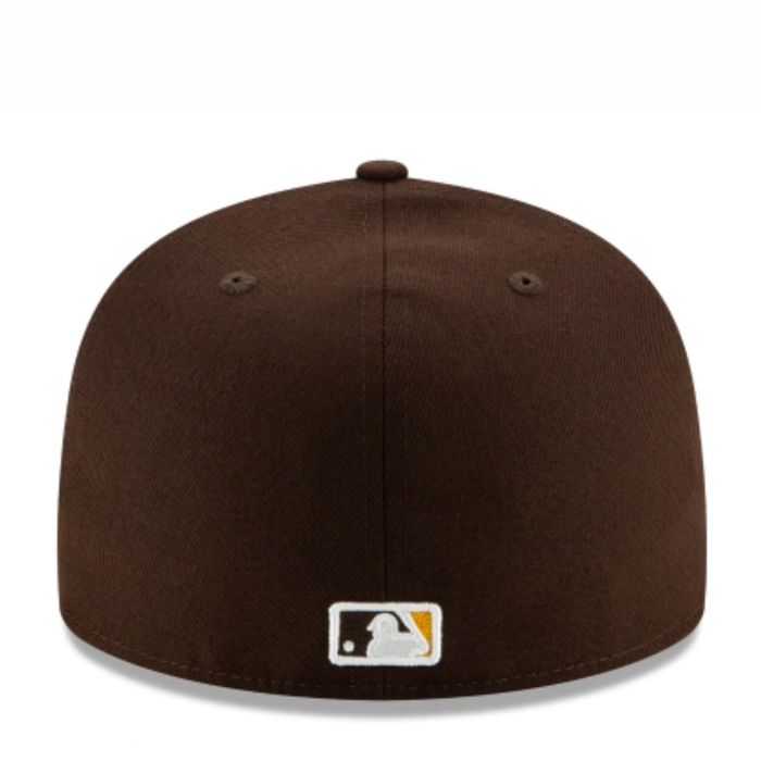 San Diego Padres Authentic Collection 59fifty Fitted Brown, Gold