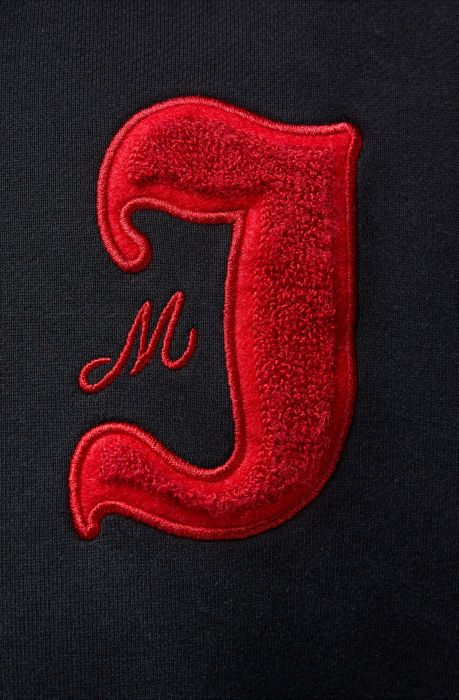 Flight Fleece Women's Satin-Lined Pullover Hoodie Black/Red