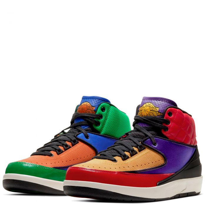 Women's Air Jordan 2 Retro Action Red/Black-Cosmic Purple