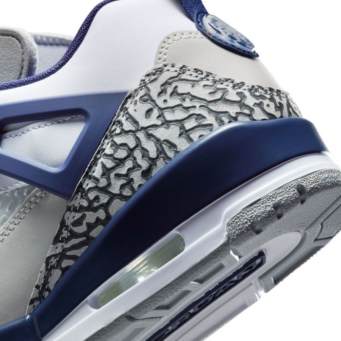 Jordan Spizike Low WHITE/MIDNIGHT NAVY-NEUTRAL GREY