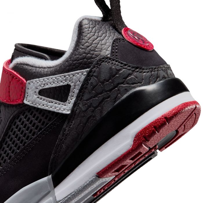 Pre-School Jordan Spizike Low Black/Gym Red-Wolf Grey-White