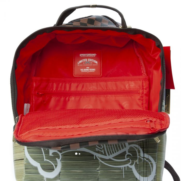 Money On The Run Backpack Brown