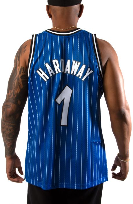 Orlando Magic Road 1994-95 Anfernee Hardaway Swingman Jersey Royal