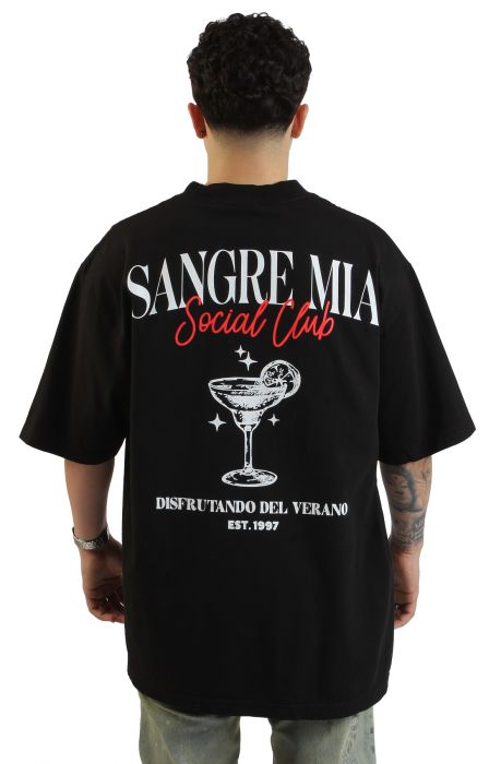 Social Club T-Shirt  Black