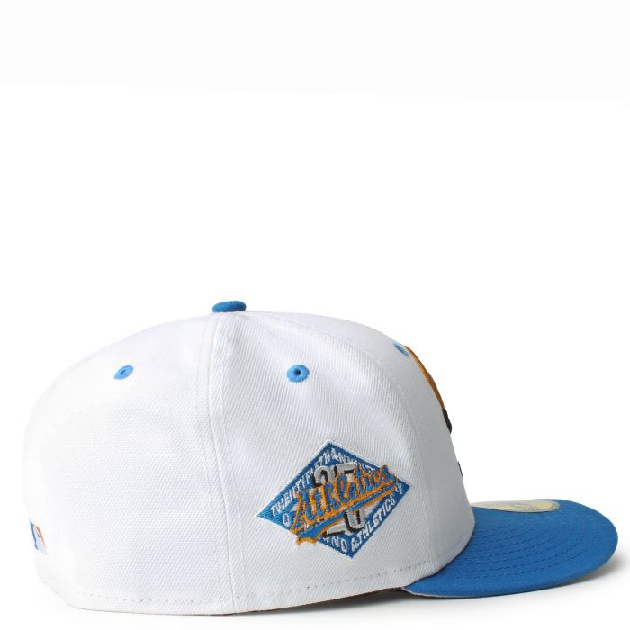 Oakland Athletics 59FIFTY Fitted Hat White/Blue