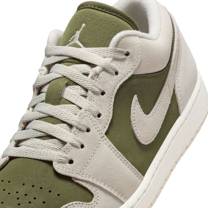 Air Jordan 1 Low SE Medium Olive/Cargo Khaki-White