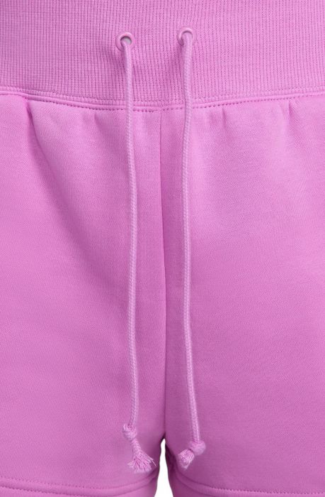 Sportswear Phoenix Fleece High-Waisted Loose Shorts Rush Fuchsia/Sail