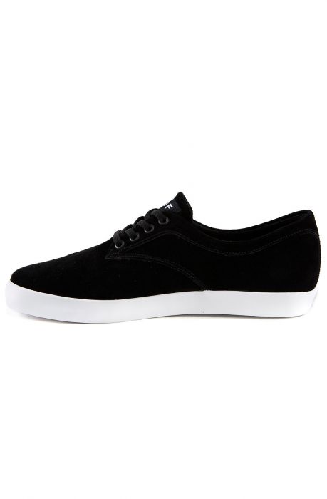 The Sutter Sneaker in Black & White Black & White
