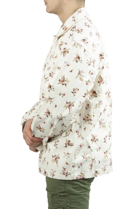Floral Field Jacket Ivory