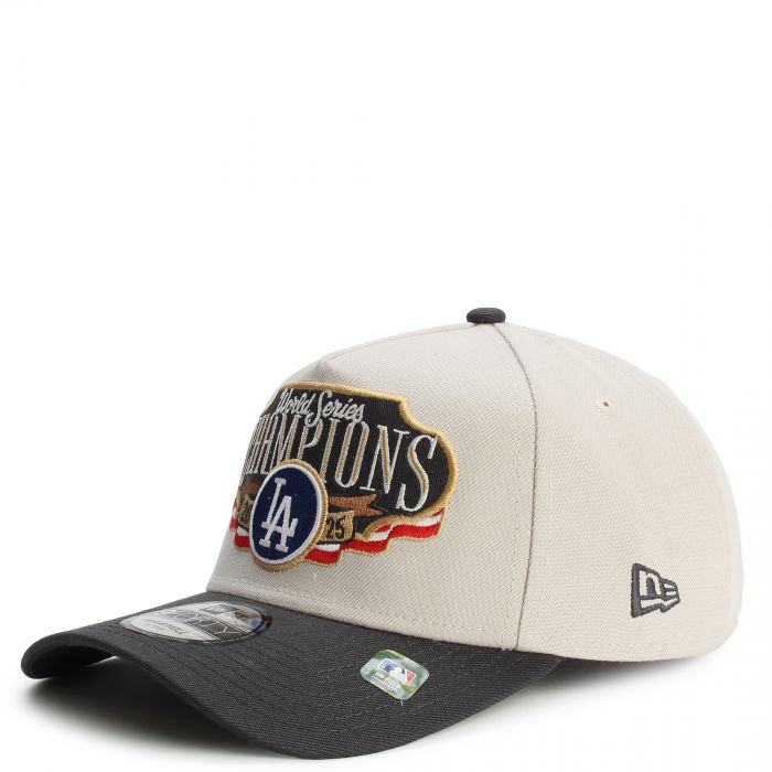 MLB Los Angeles Dodgers World Series Champions 9FORTY Hat  Black/Chrome