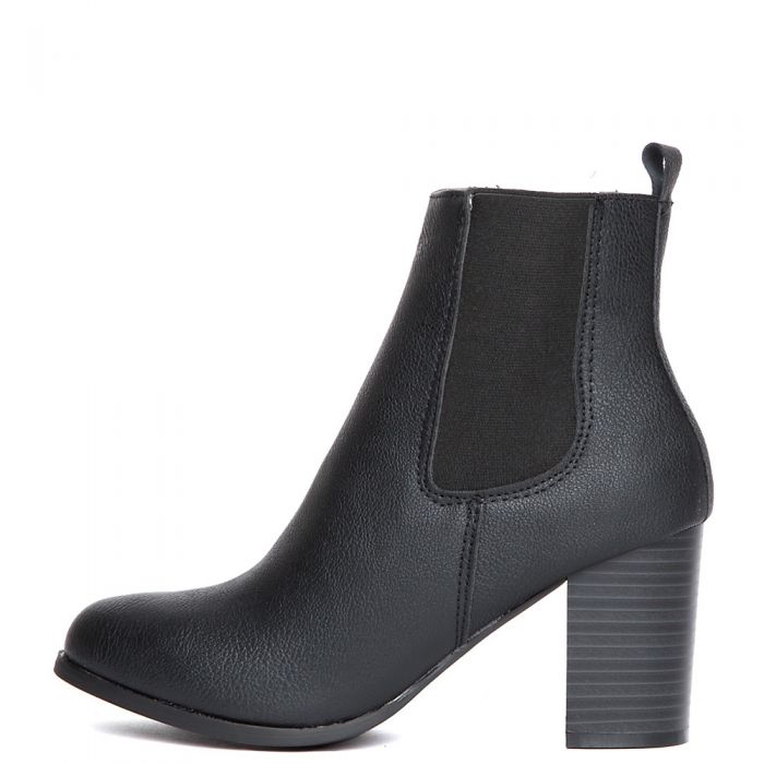 WILD DIVA Jessica-01 Ankle Boot JESSICA-01/BLACK - Shiekh