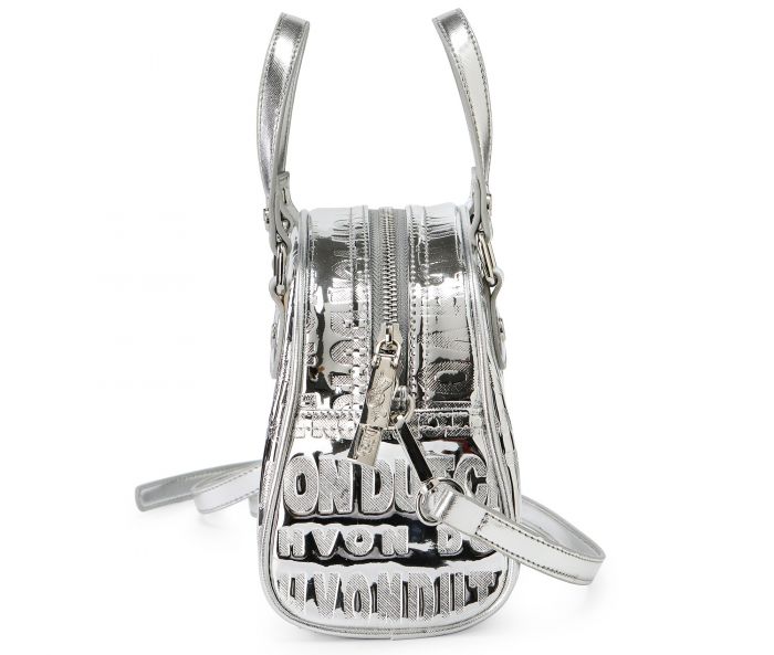 Von Dutch Reflective Bowling Bag  Silver