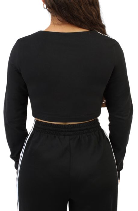 Adicolor Classics 3-Stripes Long Sleeve Shirt  Black/White