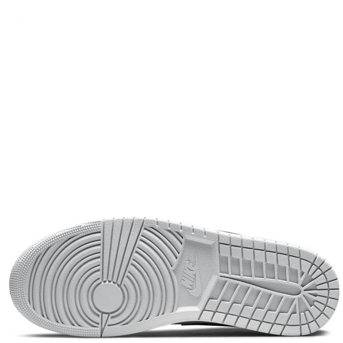 Air Jordan 1 Low Grey Fog/Roma Green-Total Orange