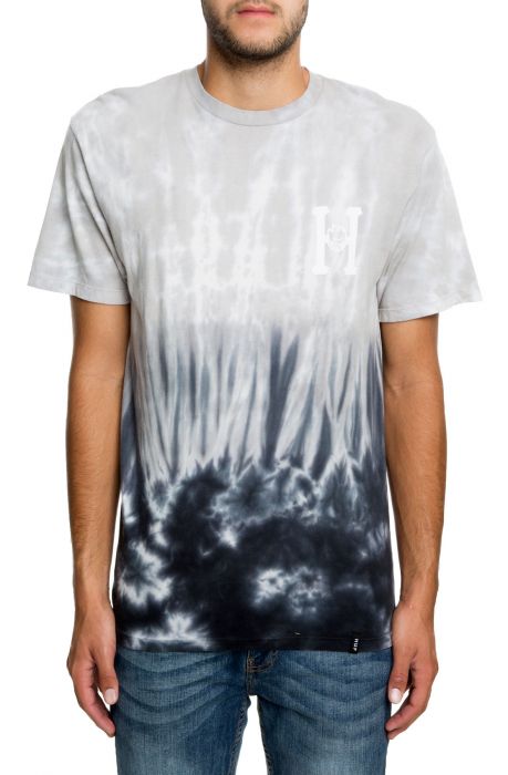 The Spitfire Classic H Tie Dye Tee in Black Black