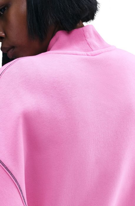 Sportswear Phoenix Fleece Mock-Neck Sweatshirt Playful pink