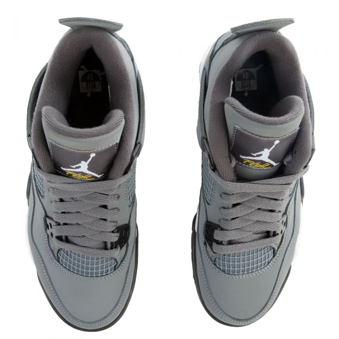 (GS) Air Jordan 4 Retro Cool Grey/Chrome-Dark Charcoal