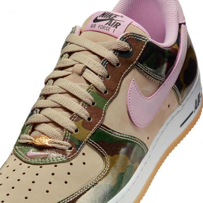 Air Force 1 Low Retro Desert Khaki/Pink Foam-Black-White