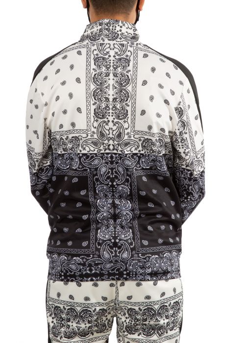 Mens Paisley Bandana Track Jacket main image 0