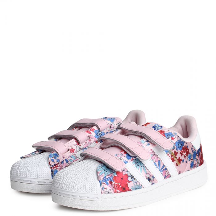 Pre-School Liberty London Superstar II Comfort Closure  Clear Pink / Cloud White / Light Pink
