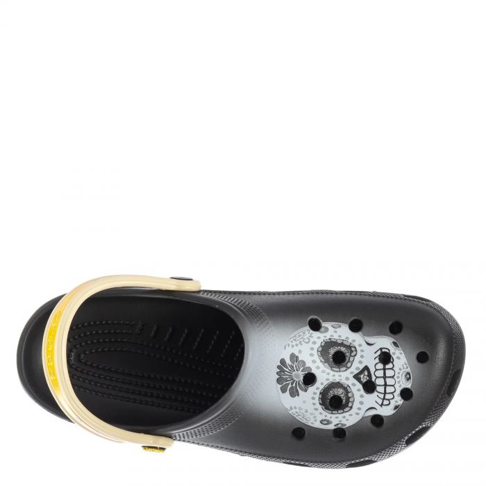 Day of The Dead Classic Clog  Black/Multi color