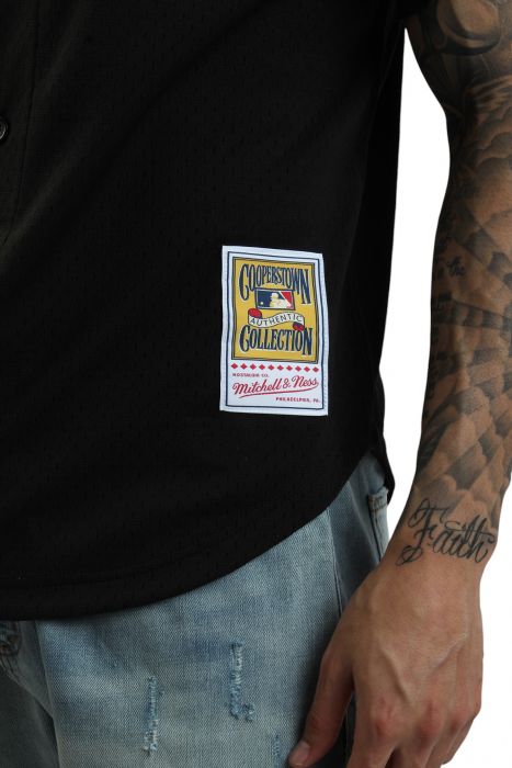 MLB Ken Griffey Jr Cincinnati Reds 2000 Authentic Batting Practice Jersey  Black