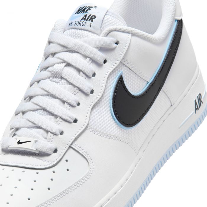 NIKE AIR FORCE 1 '07 White/White-Black-Hydrogen Blue