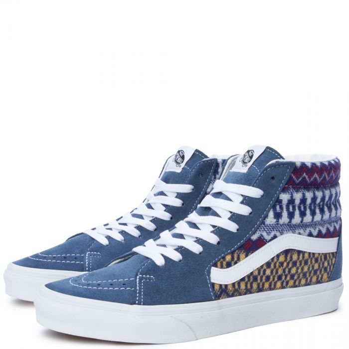 Fair Isle Sk8 HI Blue/Fair Isle