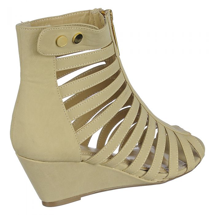 138 Wedge Sandal Beige