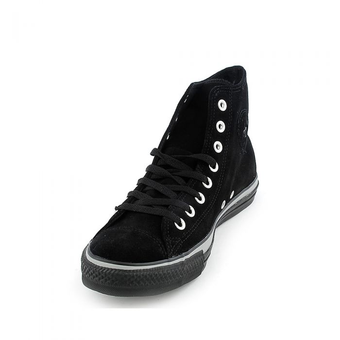 Mens All Star Leather Hi BLACK