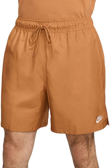 Nike Club Woven Flow Shorts Flax/White