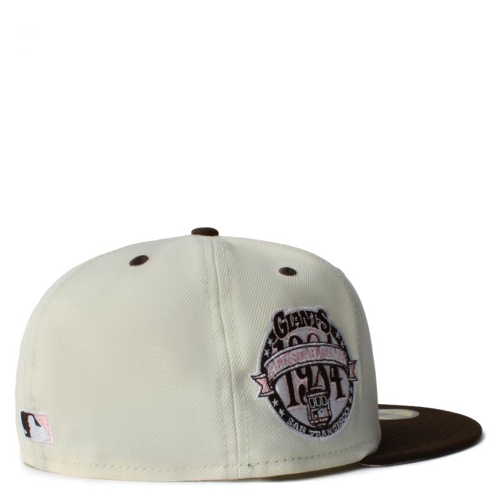 San Francisco Giants 59Fifty Fitted Hat  Chrome/Brown