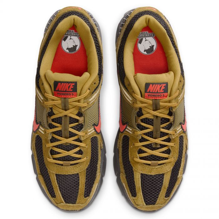  Zoom Vomero 5 Premium Olive Flak/Picante Red-Black