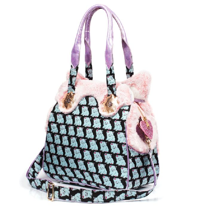 IRREGULAR CHOICE Women's Cat Call Pink Handbag BICALLO1C - Shiekh