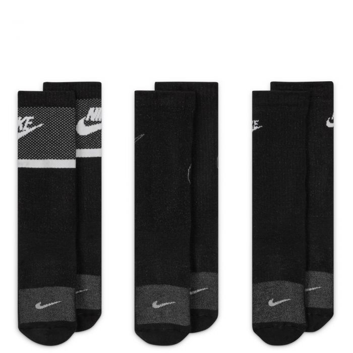 NIKE Everyday Cushioned Crew Socks (3 Pairs) DA2401 903 - Shiekh