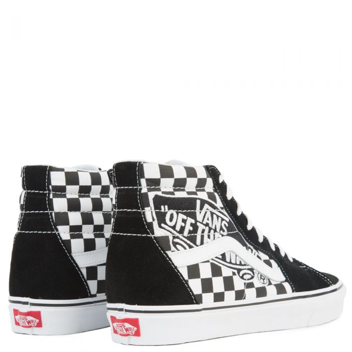 UA SK8-Hi CHECKERBOARD Black/TRUE WHITE