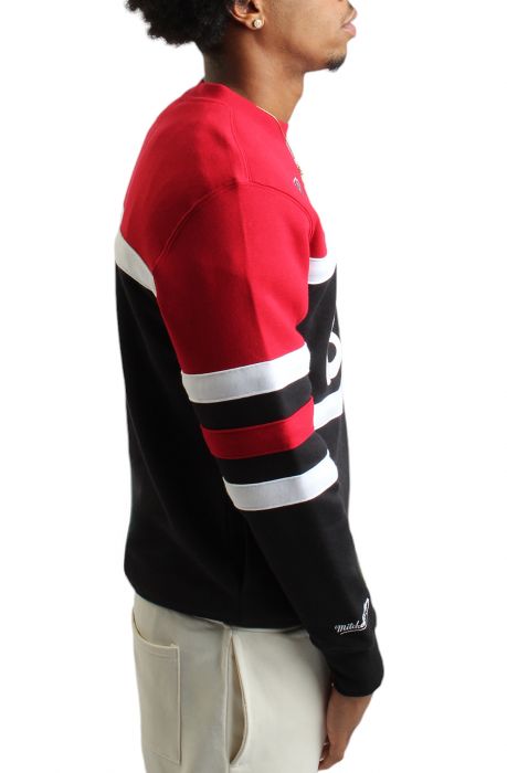 NBA Chicago Bulls Head Coach Crewneck Black/Red