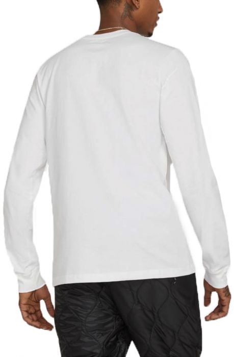 Sportswear Grid Long Sleeve Tee White/Black