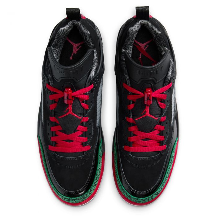 Jordan Spizike Low Black/Varsity Red-Classic Green-White