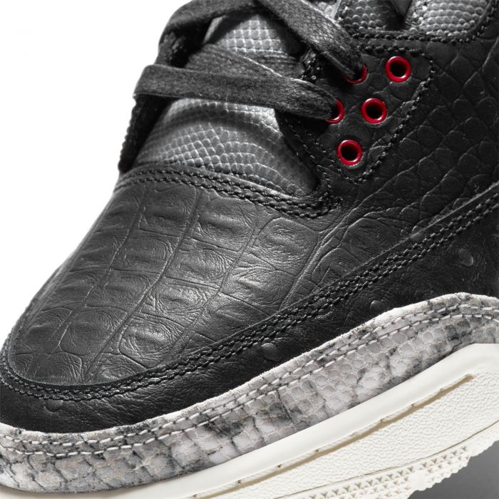 Air Jordan 3 Retro Black/Black-White-Gorge Green