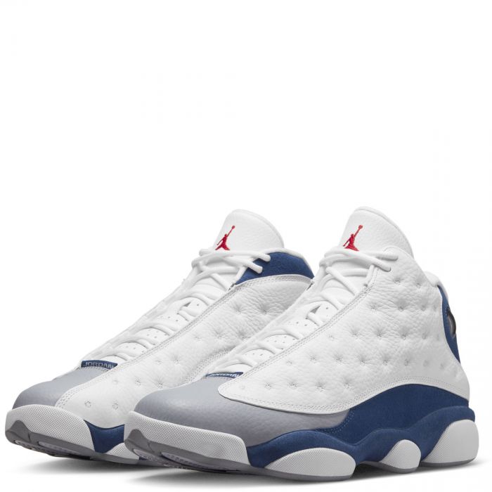Air Jordan 13 Retro White/Fire Red-French Blue-Lt Steel Grey