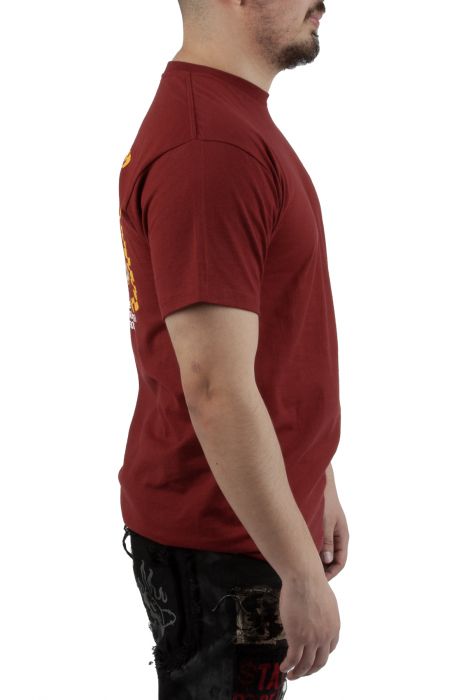 Foot X-Ray Specialist T-Shirt Burgundy