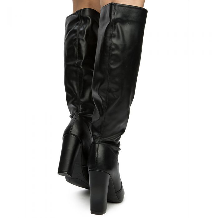Fresh-01s Knee High Boots BLACK