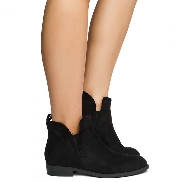 SODA Rudder-S Black SU Ankle Booties FD RUDDER-S BLACK SU - Shiekh