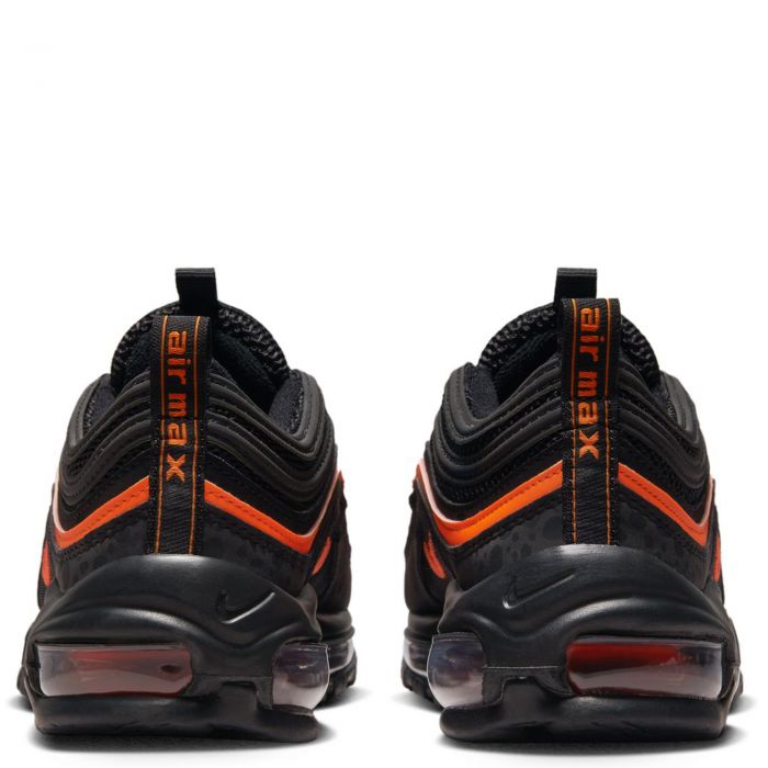 (GS) Air Max 97 Black/Black-Safety Orange