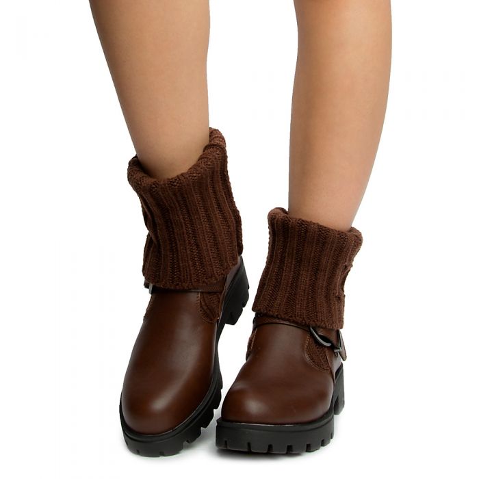 Tread-18s Ankle Boots Brown