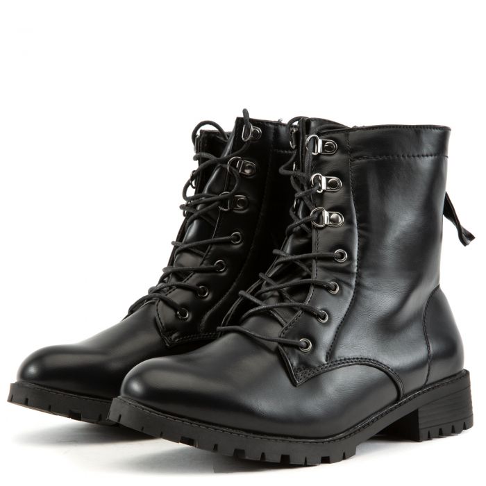 Madrid-01 Combat Boots Black